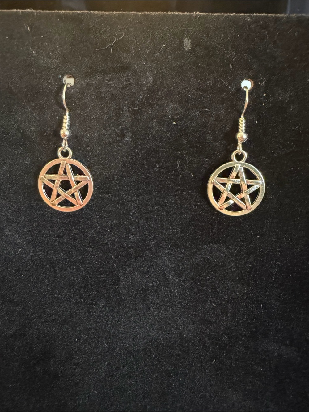 🎇Multi🎇Silver Pentagrame Dangle Earrings (3/$15)